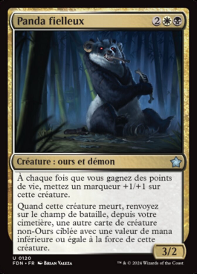 image Panda fielleux