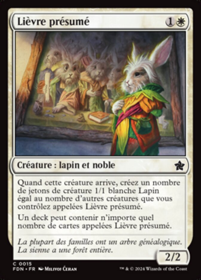 image Lièvre présumé