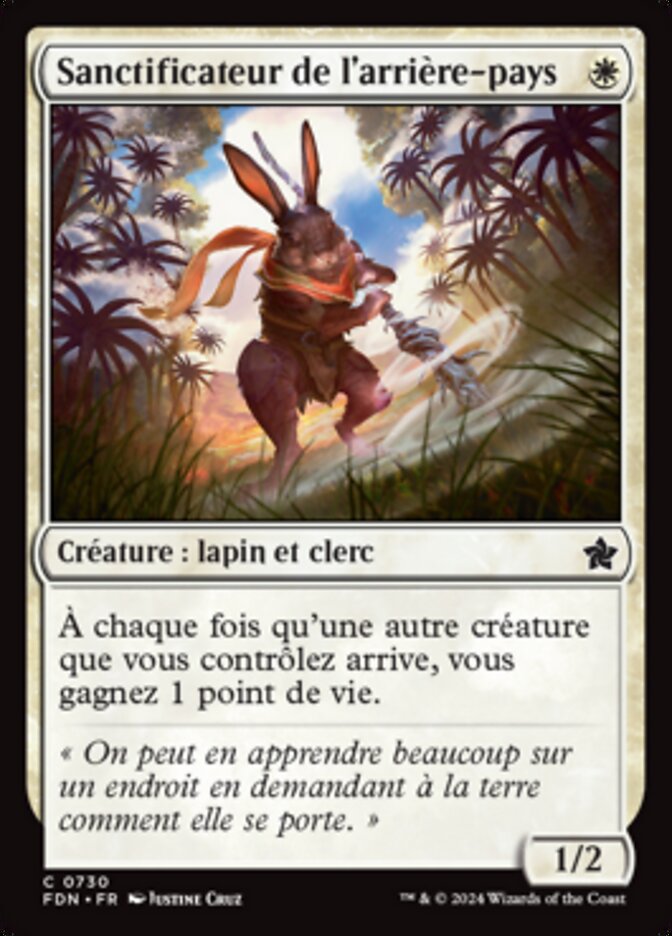 image Sanctificateur de l'arrière-pays