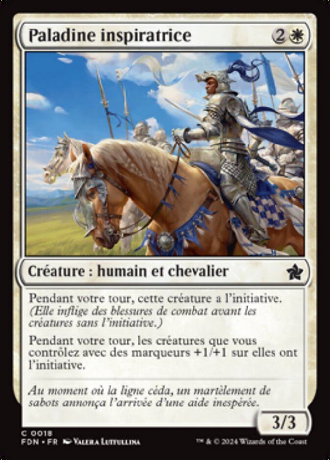 image Paladine inspiratrice