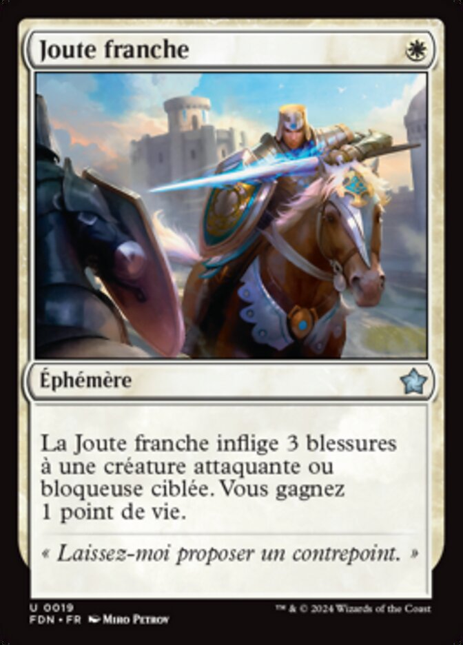 image Joute franche