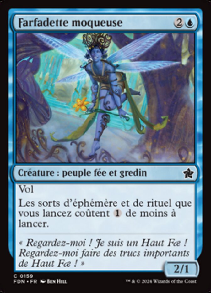 image Farfadette moqueuse