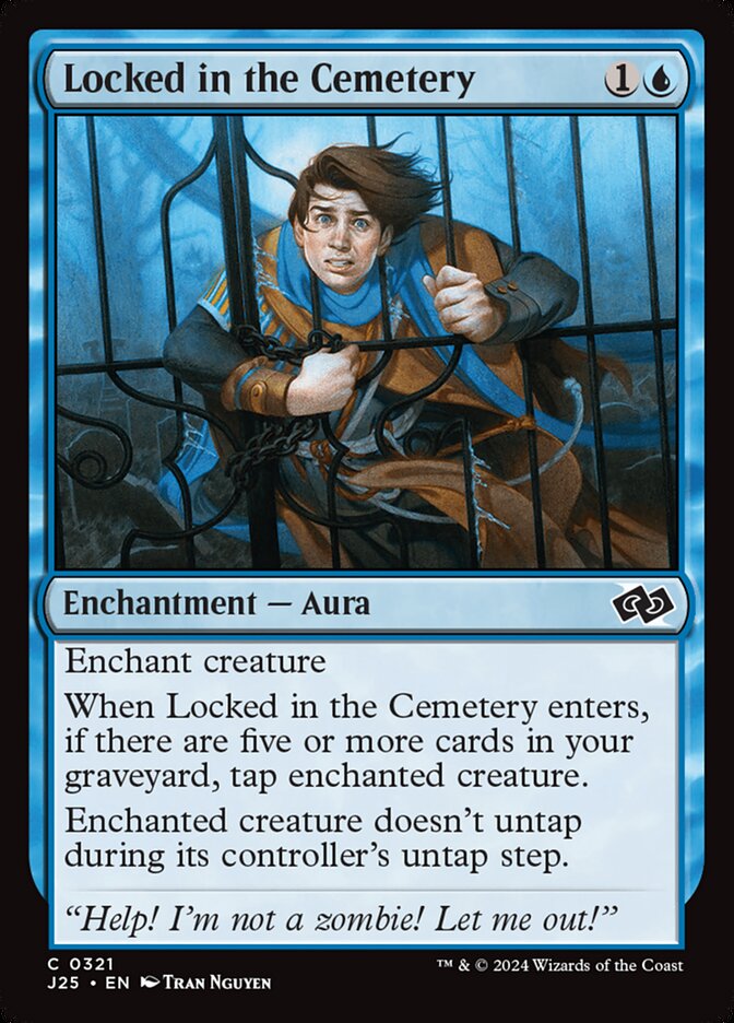 image Locked in the Cemetery
