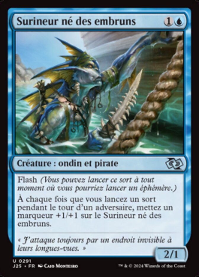 image Surineur né des embruns
