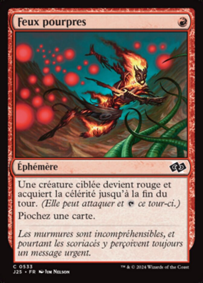 image Feux pourpres