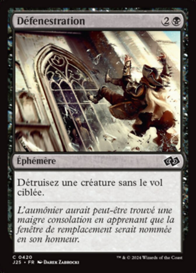 image Défenestration