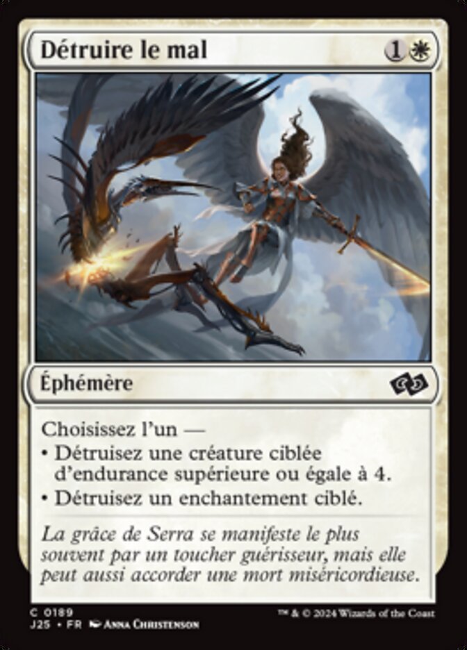 image Détruire le mal