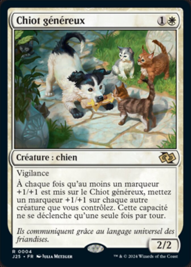 image Chiot généreux