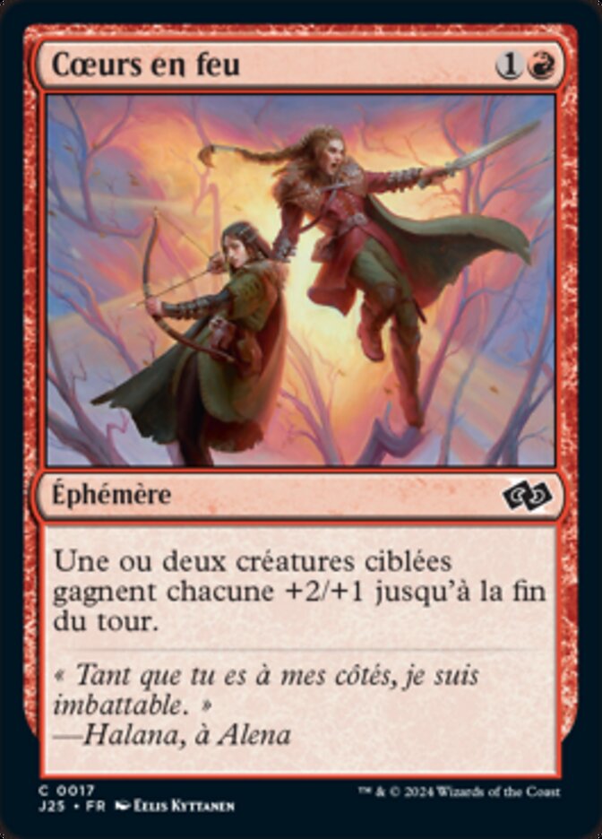 image Cœurs en feu