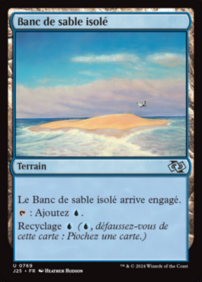 image Banc de sable isolé