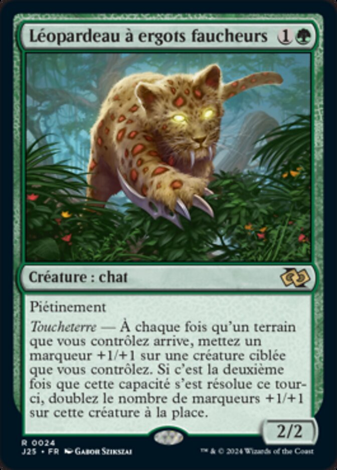 image Léopardeau à ergots faucheurs