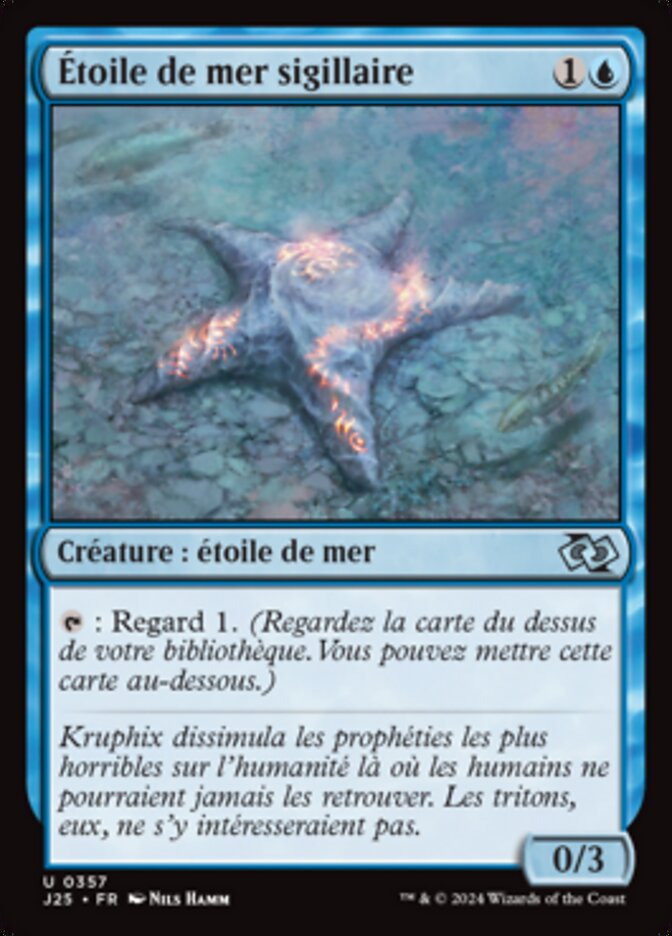 image Étoile de mer sigillaire