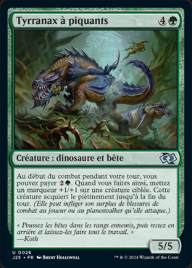 image Tyrranax à piquants