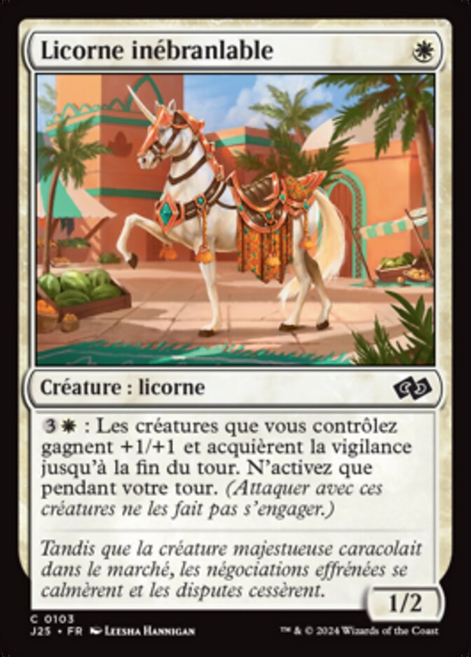 image Licorne inébranlable
