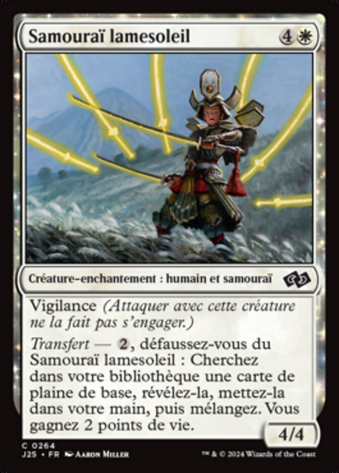 image Samouraï lamesoleil