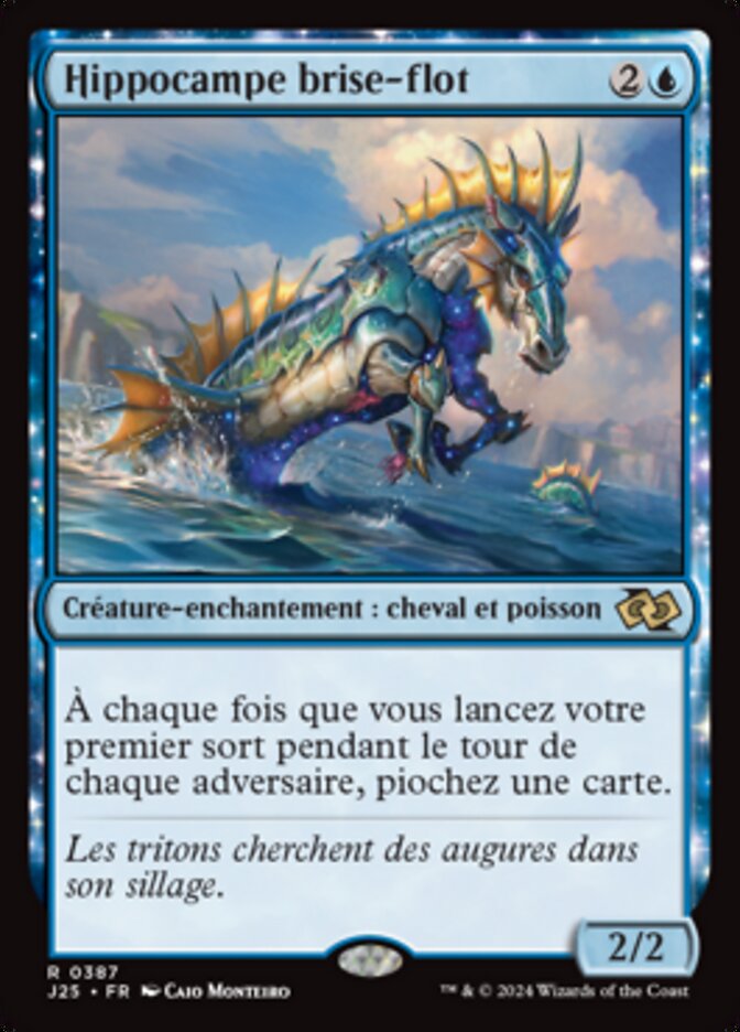 image Hippocampe brise-flot