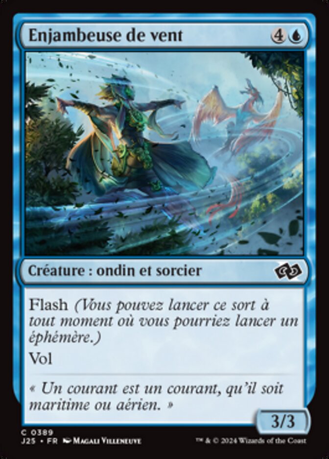 image Enjambeuse de vent