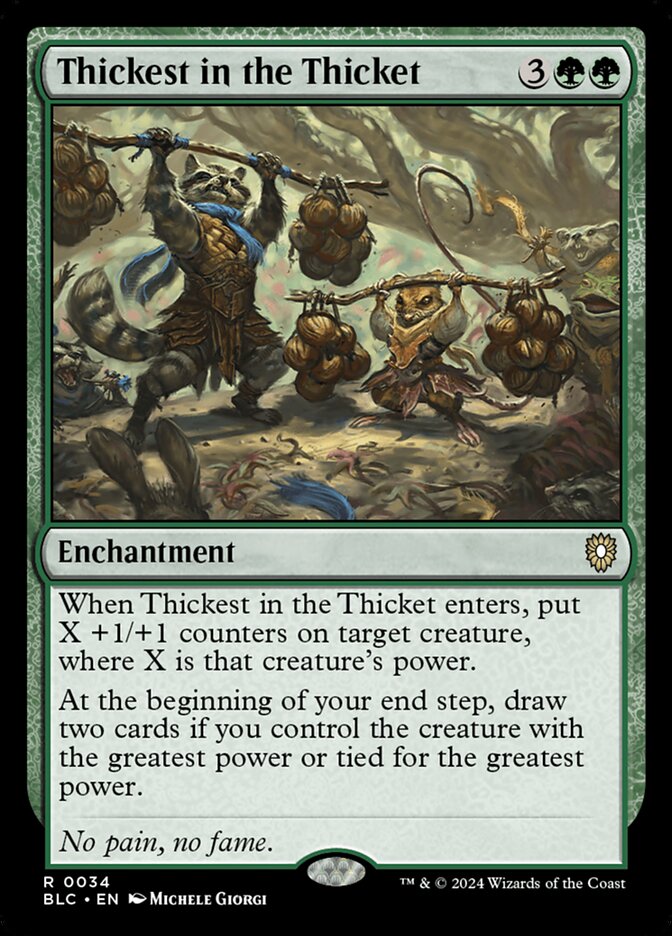 image Thickest in the Thicket