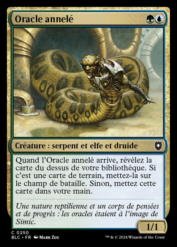 image Oracle annelé