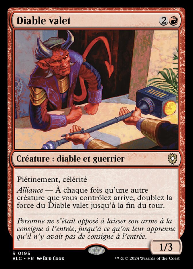 image Diable valet
