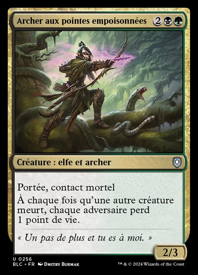 image Archer aux pointes empoisonnées