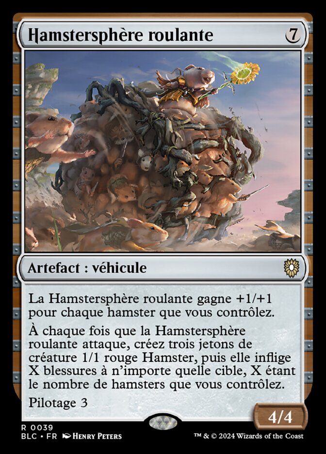 image Hamstersphère roulante