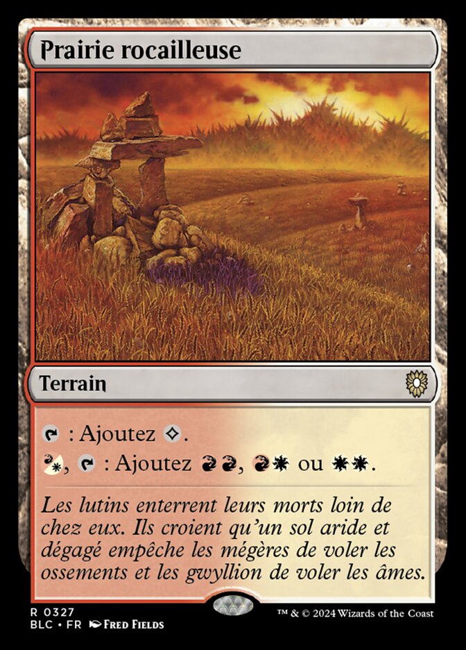 image Prairie rocailleuse
