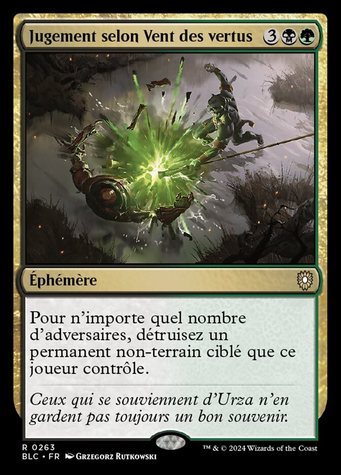 image Jugement selon Vent des vertus