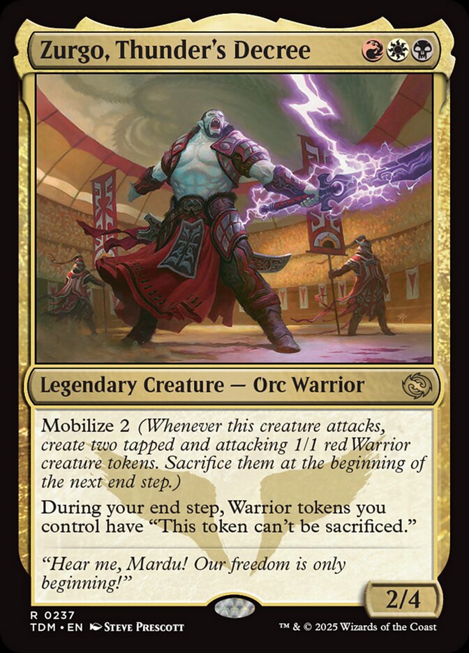 image Zurgo, Thunder's Decree