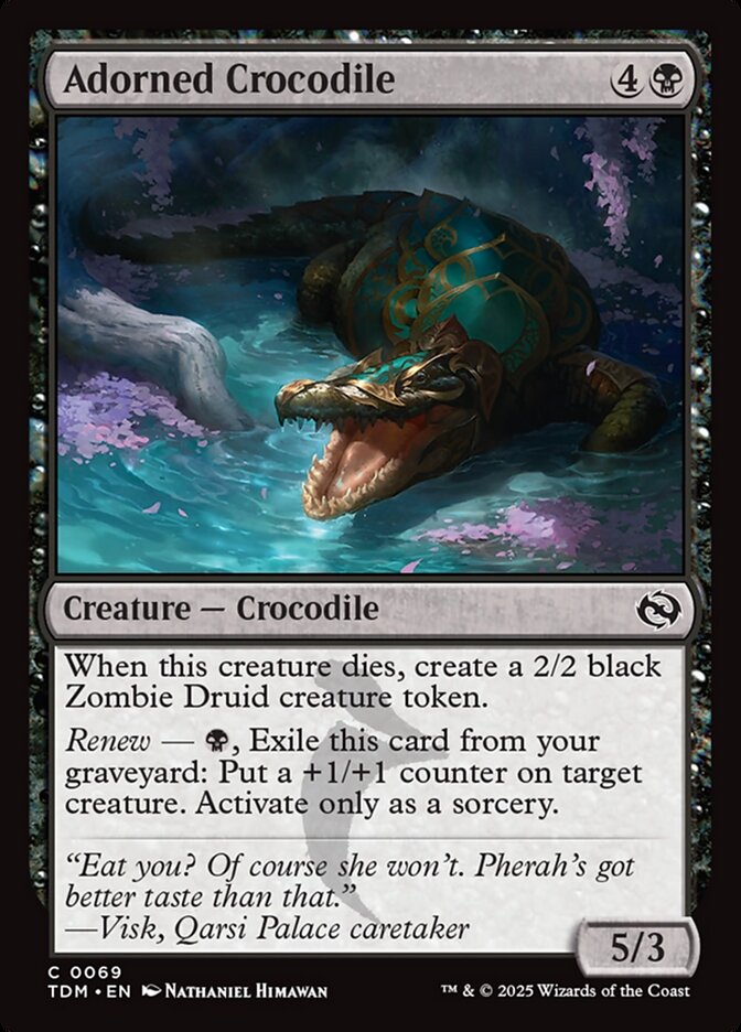 image Adorned Crocodile