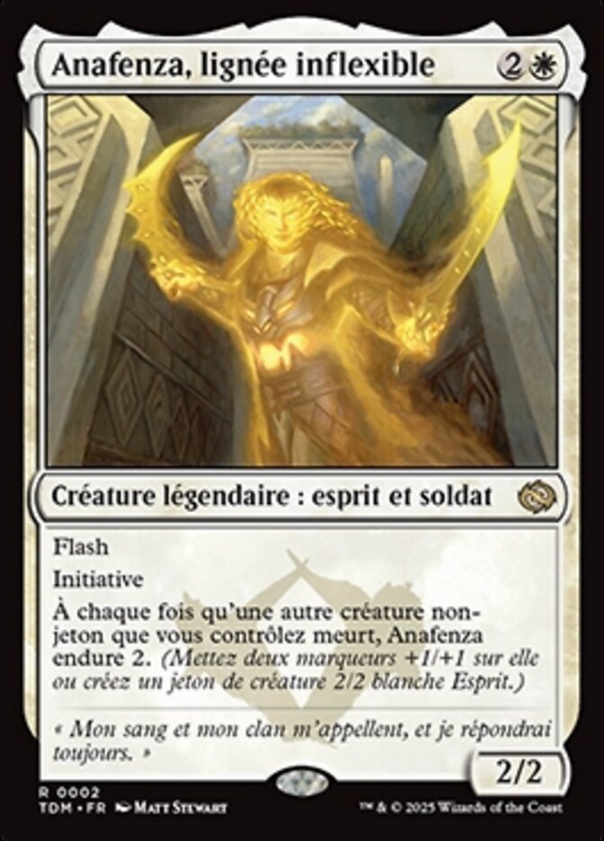 image Anafenza, lignée inflexible
