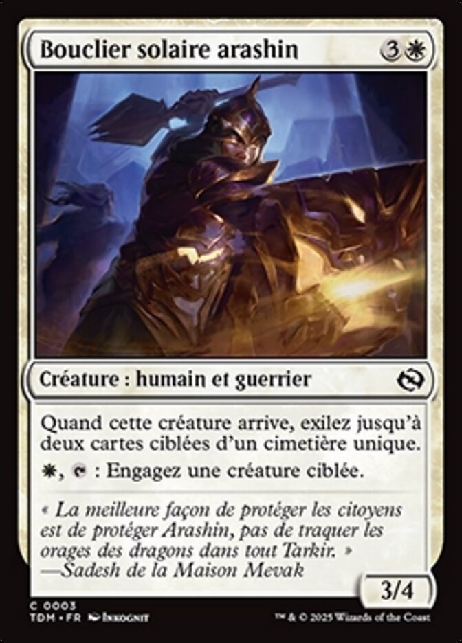 image Bouclier solaire arashin