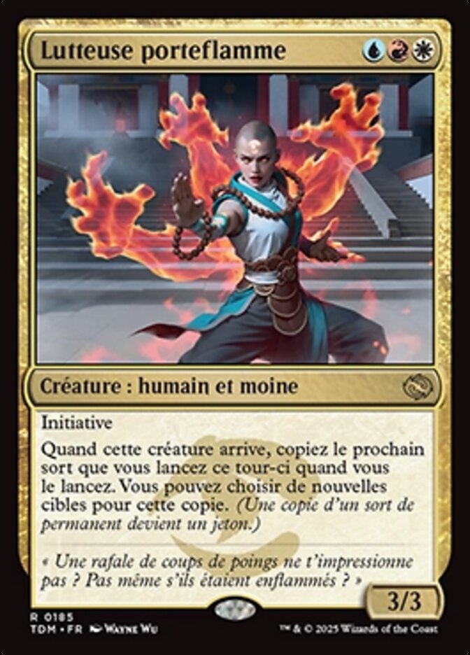 image Lutteuse porteflamme