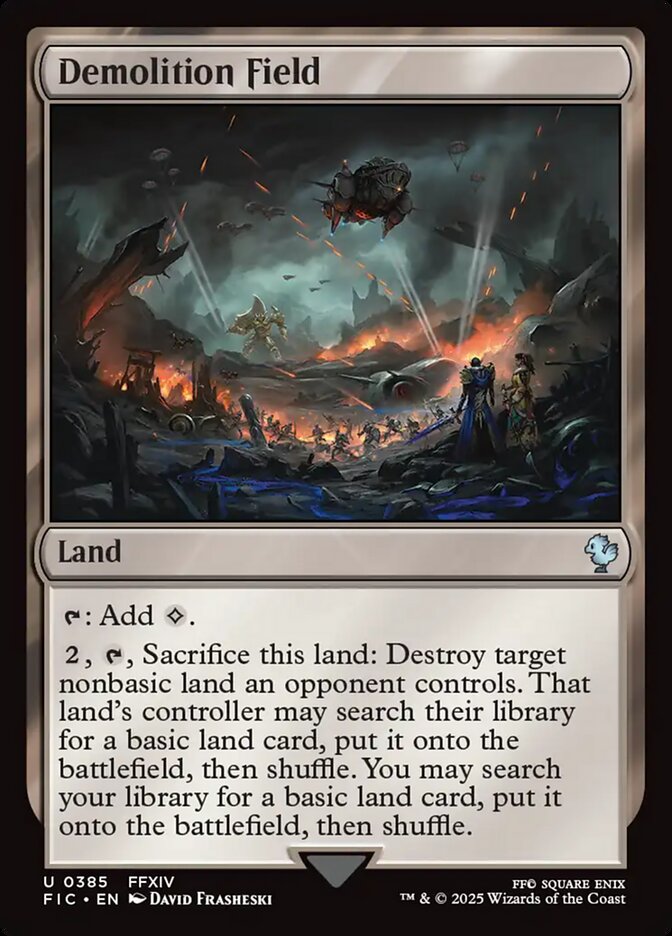 image Demolition Field
