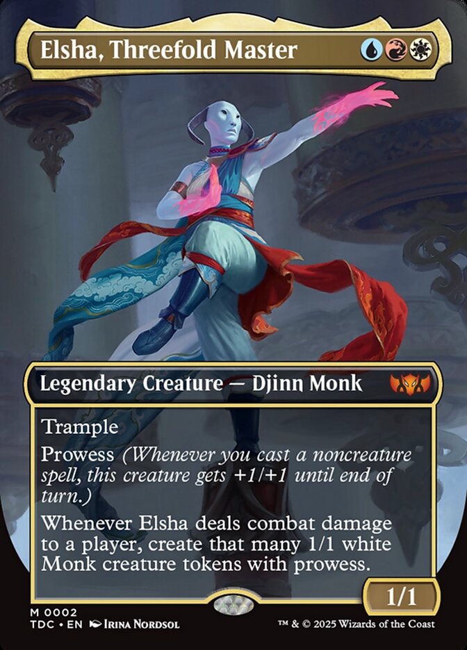 image Elsha, Threefold Master