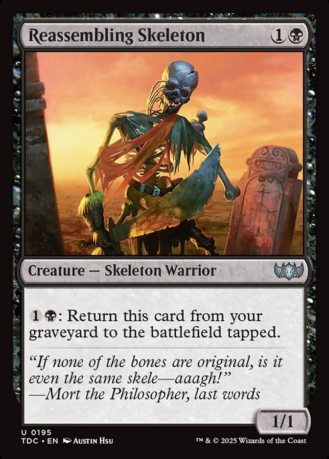 image Reassembling Skeleton