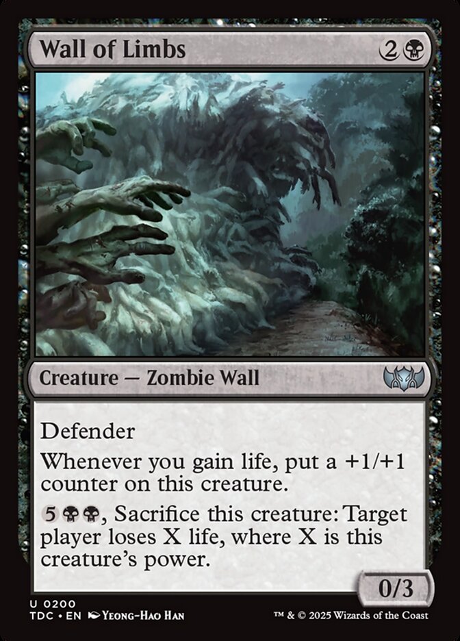 image Wall of Limbs