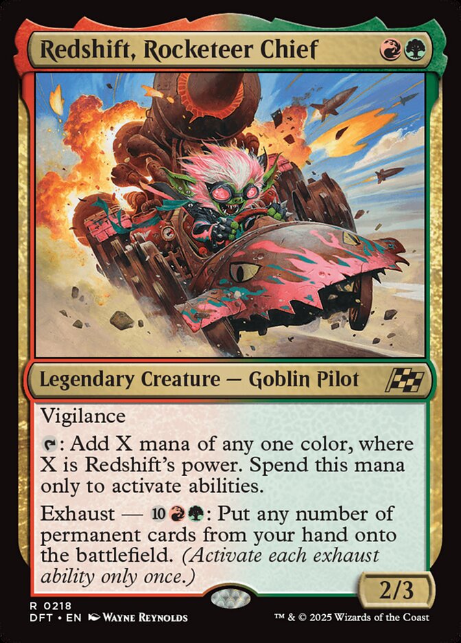 image Redshift, Rocketeer Chief