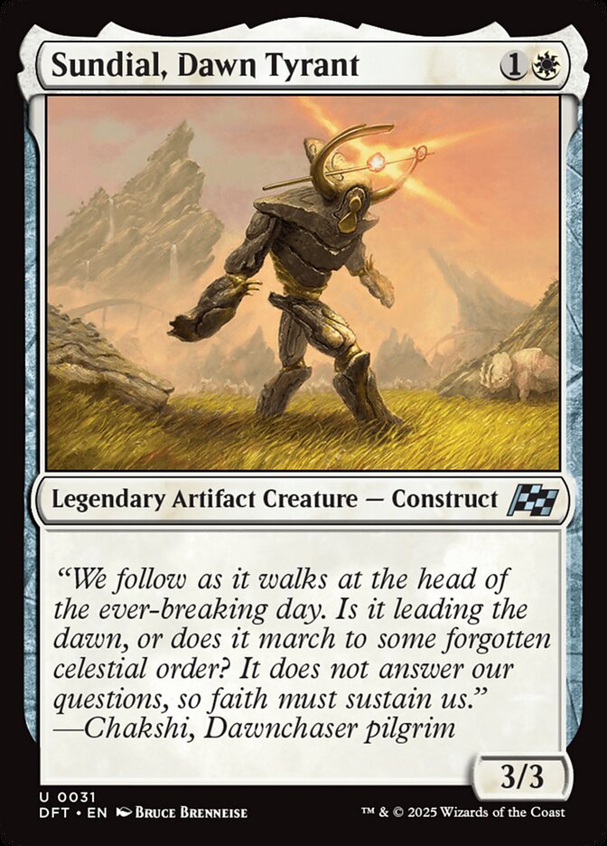 image Sundial, Dawn Tyrant