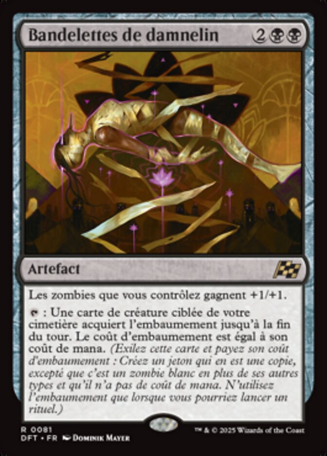 image Bandelettes de damnelin