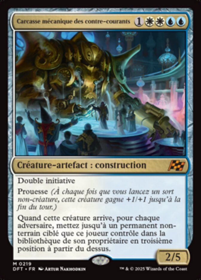 image Carcasse mécanique des contre-courants