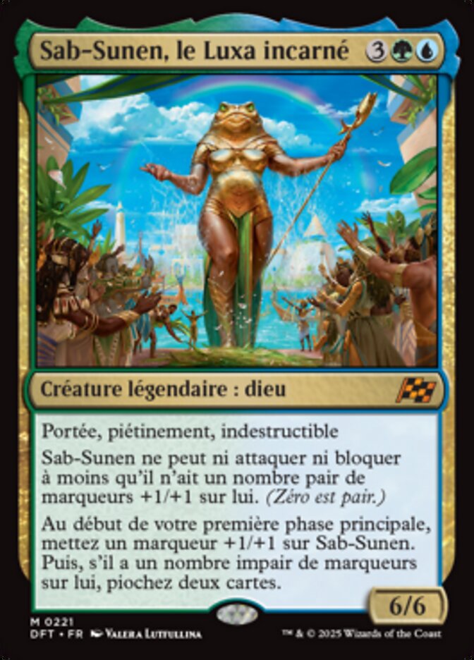 image Sab-Sunen, le Luxa incarné