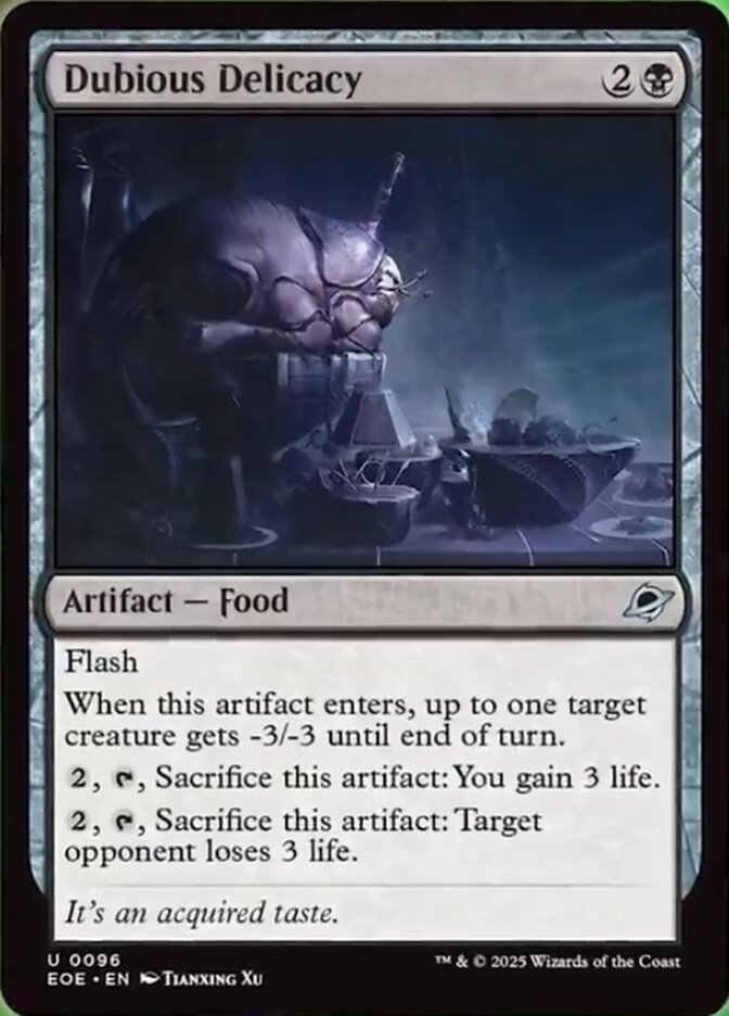 image Dubious Delicacy