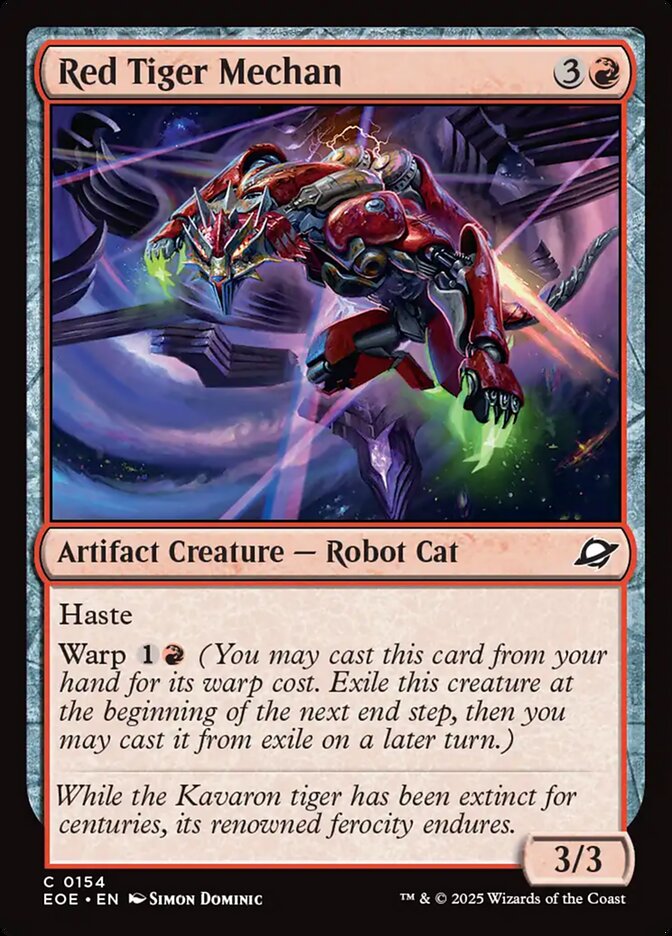 image Red Tiger Mechan