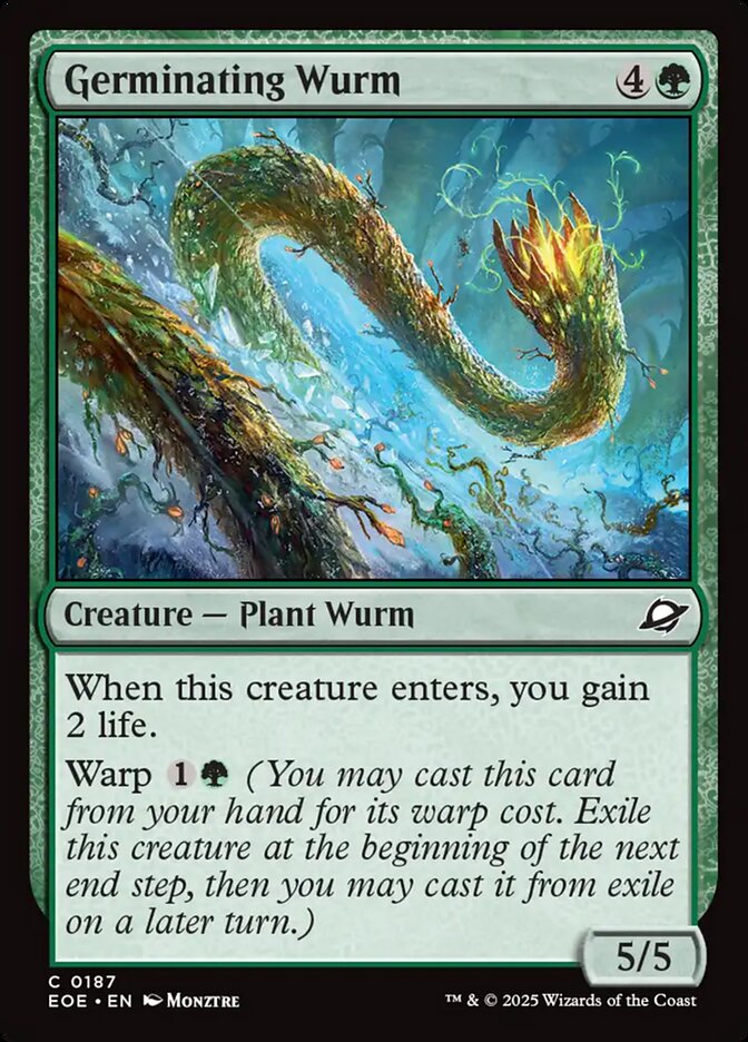 image Germinating Wurm