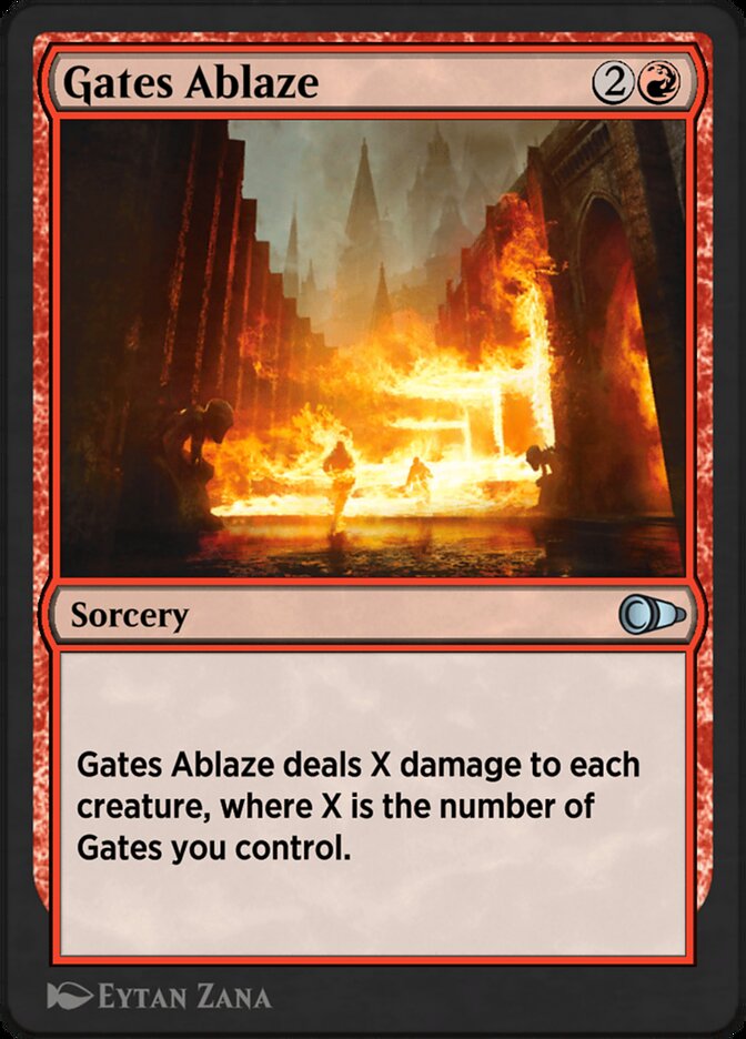image Gates Ablaze